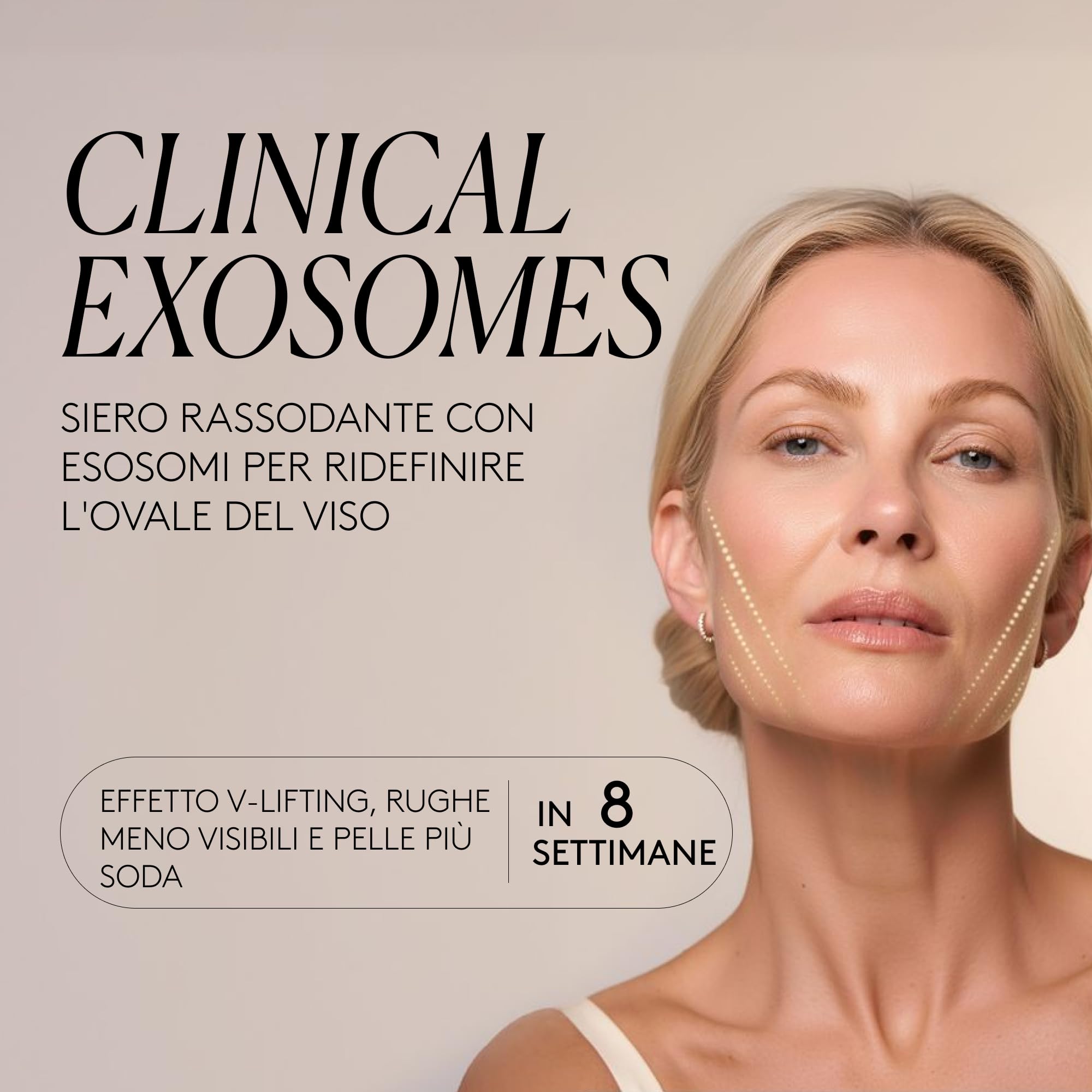 COCUNAT - Eksosomy KLINICZNE - Serum do twarzy z egzosomami - Usuwa zmarszczki i przywraca jędrność - Nowa definicja owalu twarzy - Poranek i noc