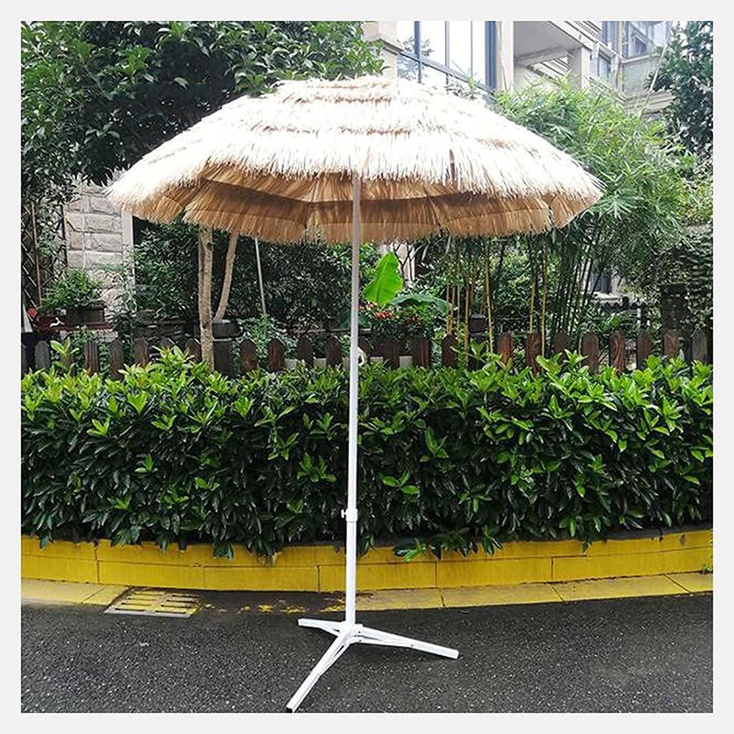 Parasol paille inclinable CLSDRZC contre la chaleur du soleil - 8