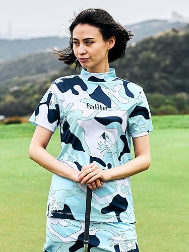 ゴルフウェア メンズ RadBlueラットブルー モックネック ロングスリーブ DrySilkyCotton® モックネックロングスリーブ【golf on board】