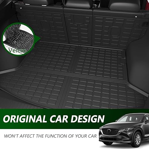 Miniatura 2 de Tapete de suelo compatible con Mazda CX-5 2017-2022 Cargo Liner TPE repuesto para accesorios Mazda CX-5 2017-2022 (compatible con CX5 17-22,
