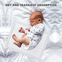 Vista 3 de Almohadillas desechables para cambiador de bebé 17 x 13 pulgadas (paquete de 25) Almohadillas impermeables de tela no tejida suave y transpirable