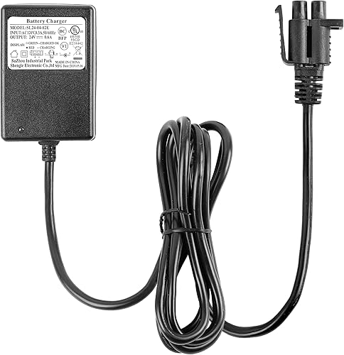 Cargador de 24 voltios para coche de paseo para niños, cargador de batería de 24 V para Grave Digger Monster Truck y Yamaha 24V Grizzly juguete de