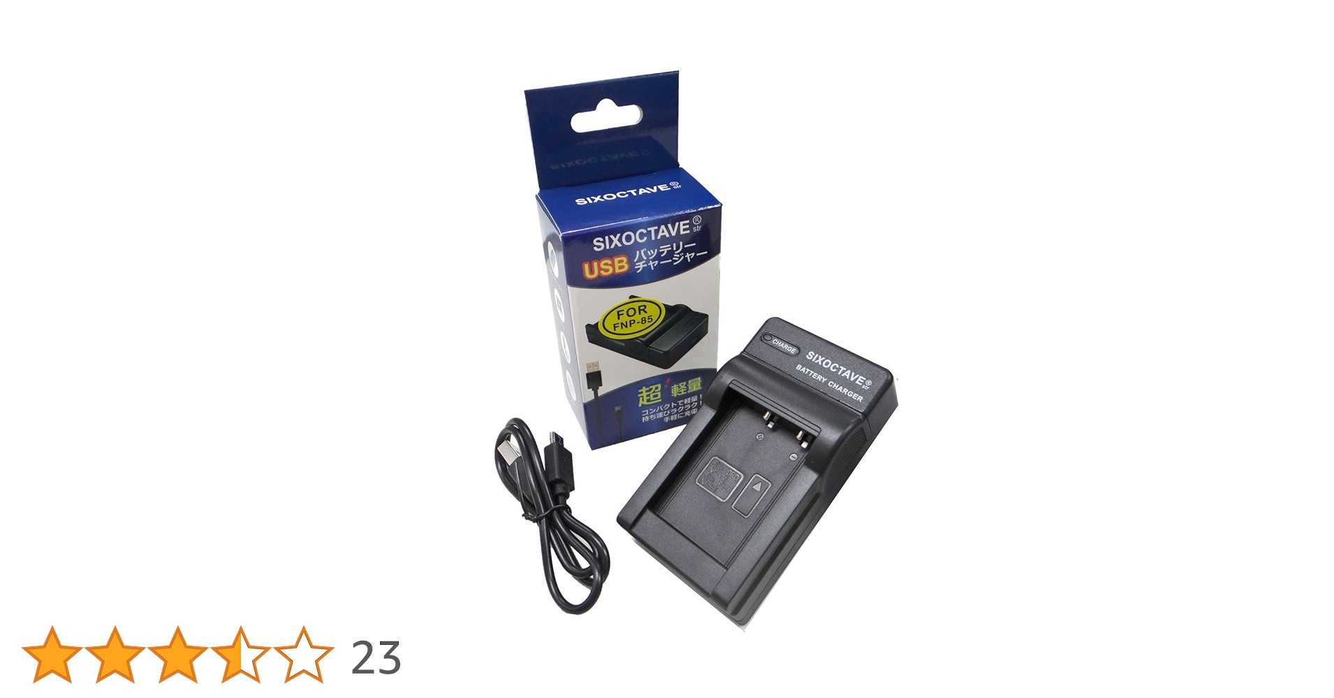 Amazon | [SIXOCTAVE] 富士フィルム NP-85 バッテリー対応互換充電器