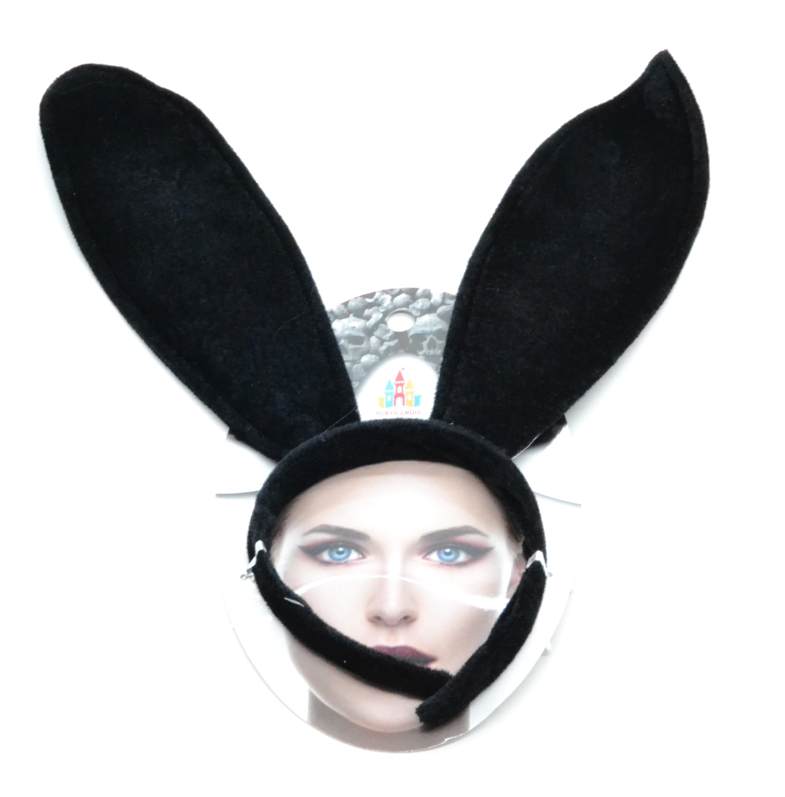 BETTER WITH FRIENDS PLAYGIRL 40cm Rabbit and Bunny Ears and Dice 6cm Anime Halloween Party Plastic Mask for Party Night Women Police Nurse Doctor - Image 3