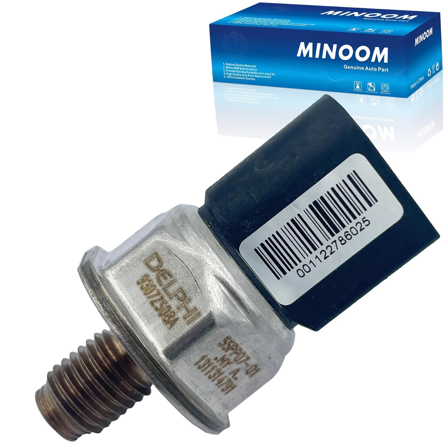 55PP07-01 Fuel Pressure Sensor Replacement for Hyundai Terracan KIA Carnival Grand Mercedes-Benz C E Class W204 S204 W211 Part No.#9307Z508A