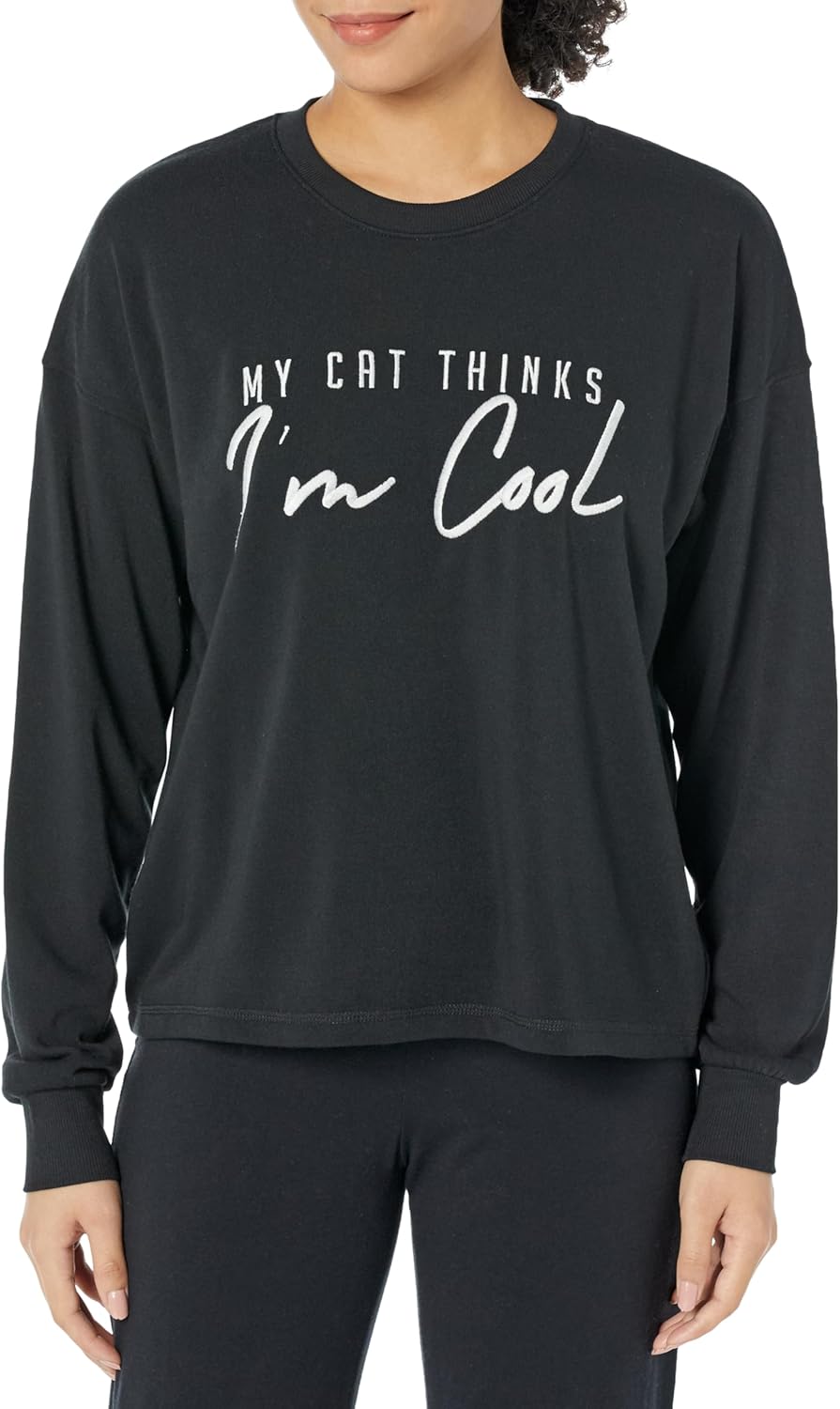 PJ Salvage Womens Loungewear Flannels Long Sleeve Top