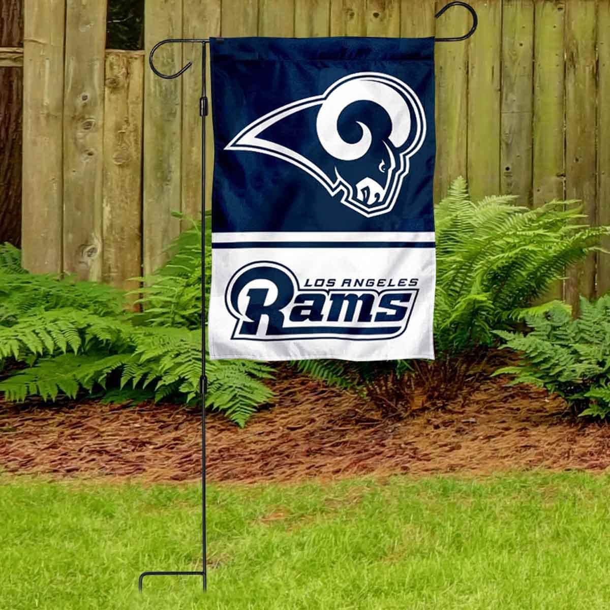 Rams Garden Flag and Stand Pole Holder Mount - Image 3