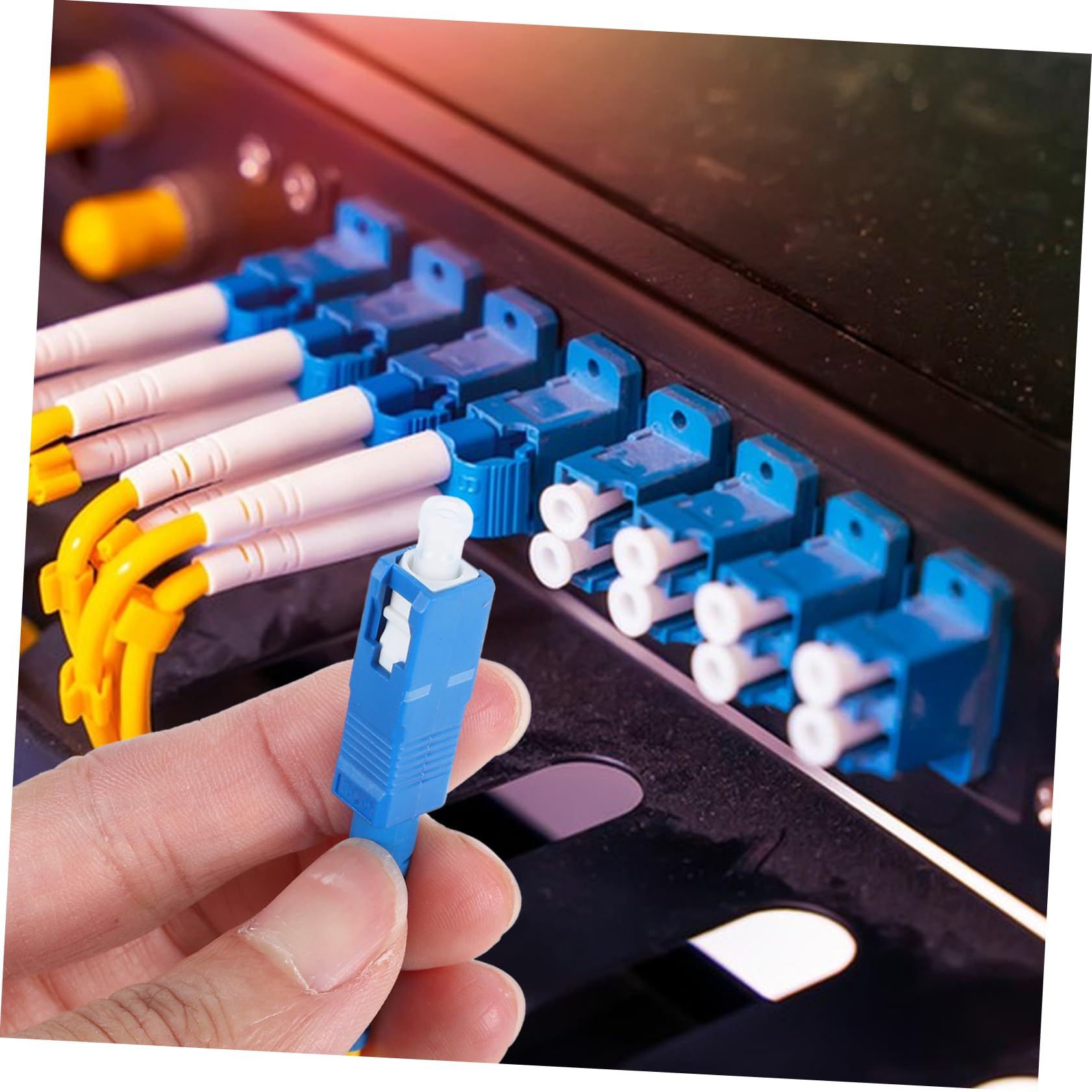 Happyyami Optical Splitter Fused Fiber Splitter for High-Definition Connector for Home Theater and Fiber Communication Use