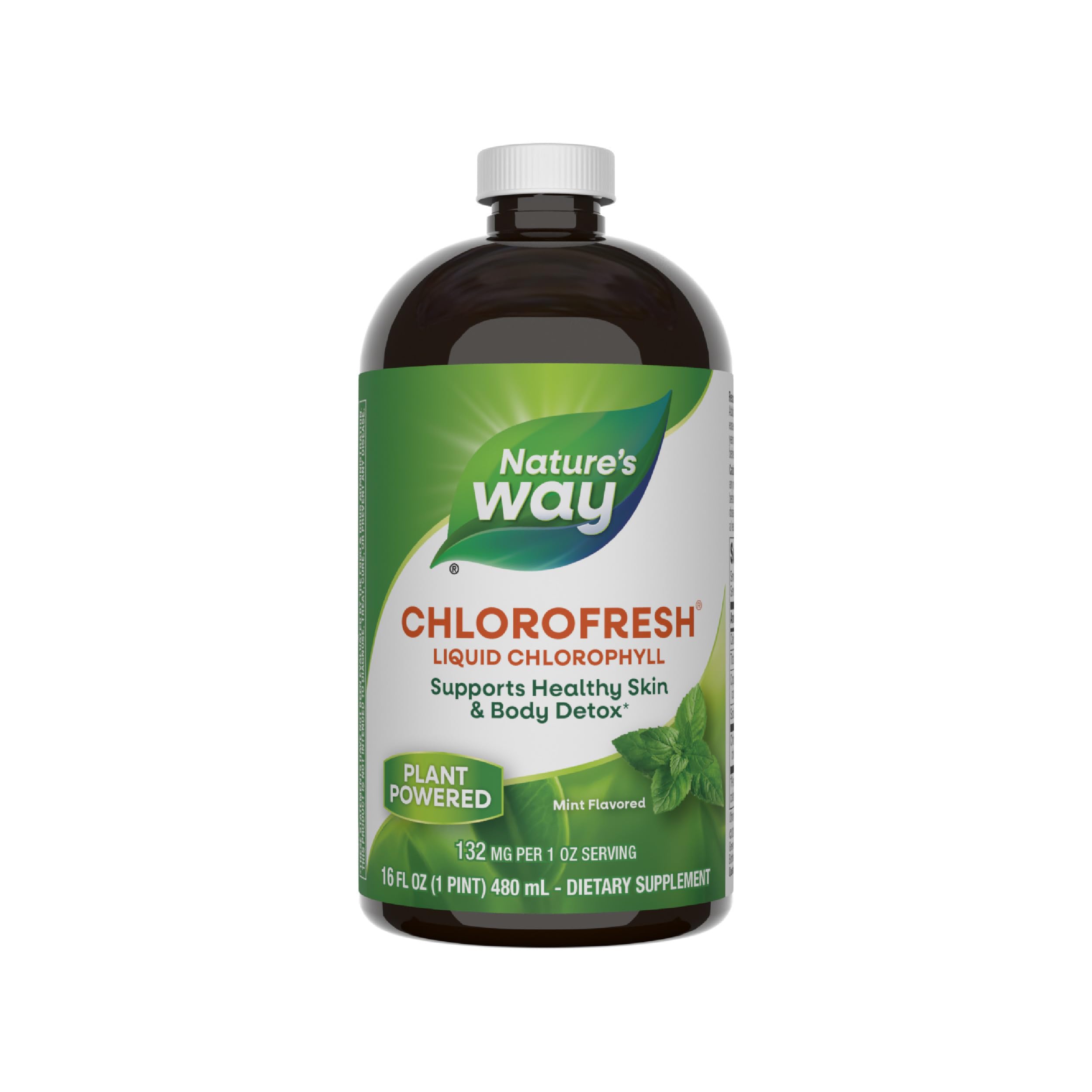 Nature's Way Chlorofresh Liquid Chlorophyll Internal Deodorant, Unflavored, 16 Fluid Ounce