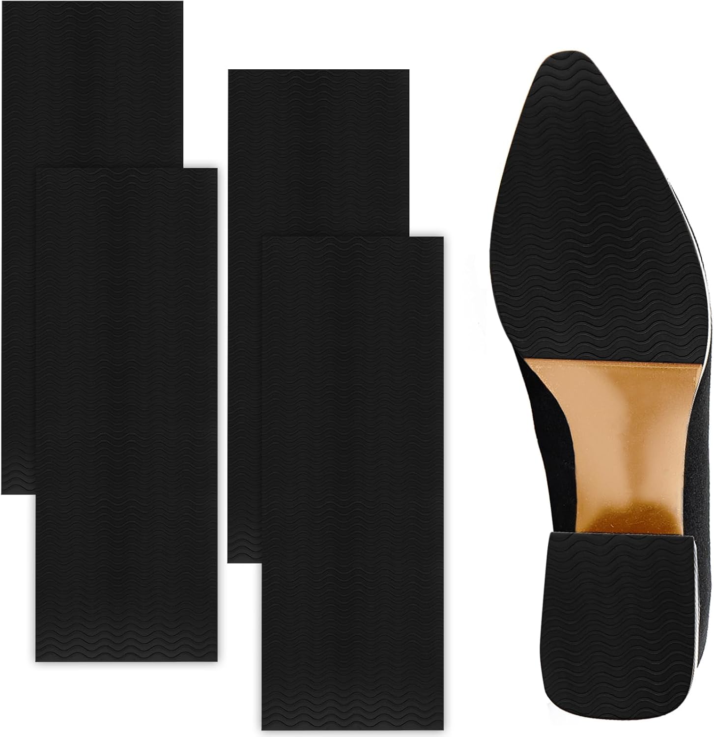 4 Pieces Shoe Sole Protectors 12 x 5 Inch Non Slip Shoe
