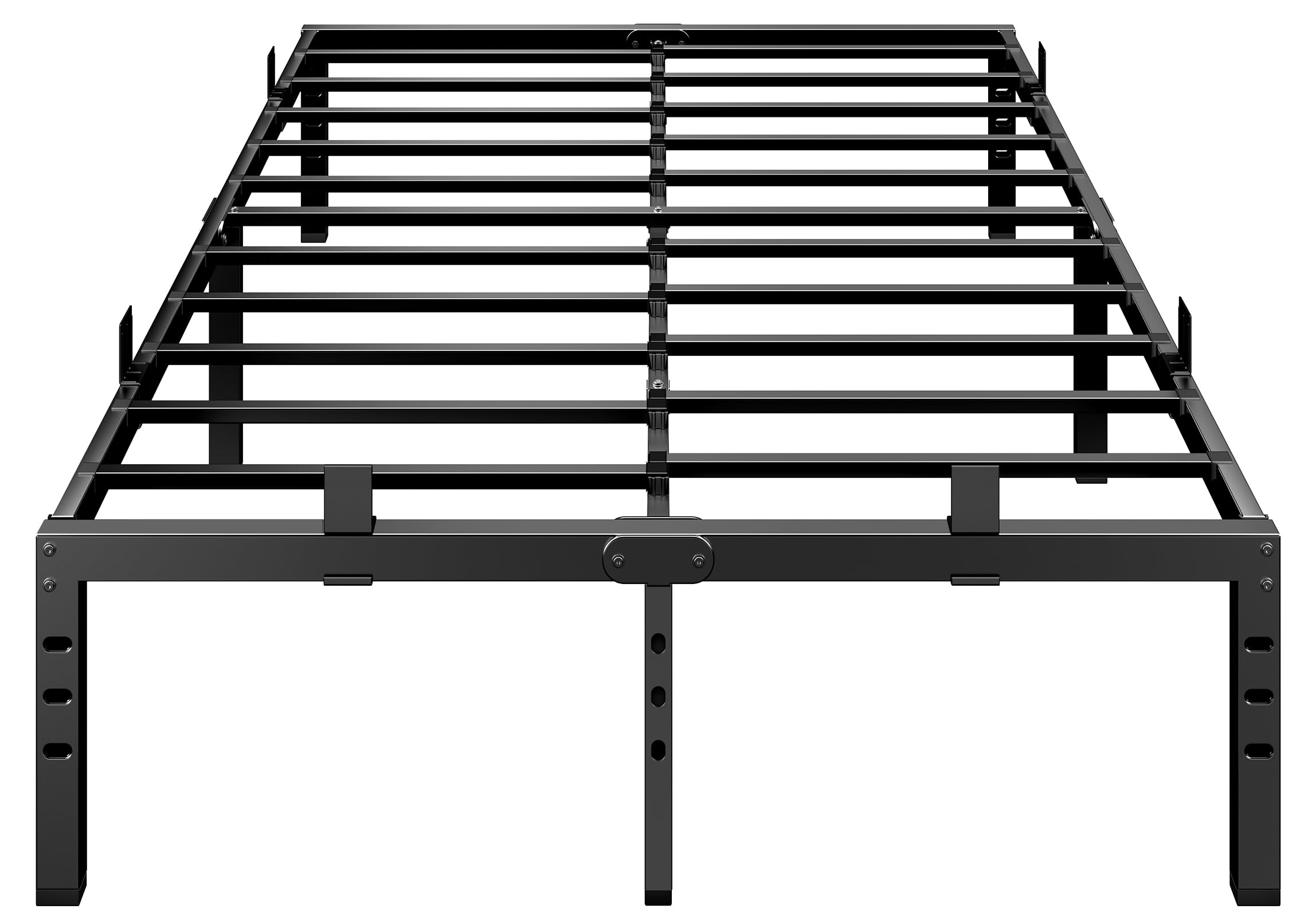 Sailvan 14" Queen Bed Frame with Non-Slip Stoppers, Metal Platform Bed Frame Queen Size,Heavy Duty Construction, No Box Spring Needed, Underbed