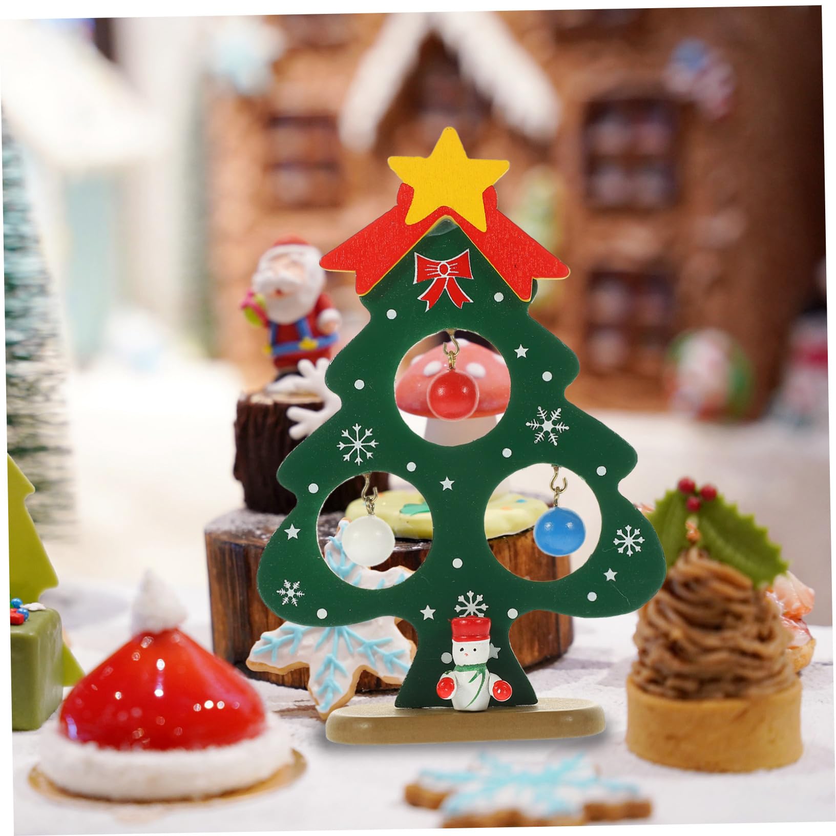 Amazon.co.jp: LIFKICH 木製クリスマスツリーオーナメント