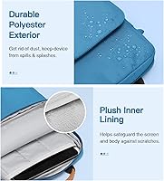 Vista 93 de MoKo Funda con Asa para Tableta de 9-11 Pulgadas, Bolsa de Transporte con Correa para el Hombro Compatible con Nuevo iPad Pro M4/iPad Air M2 de 11