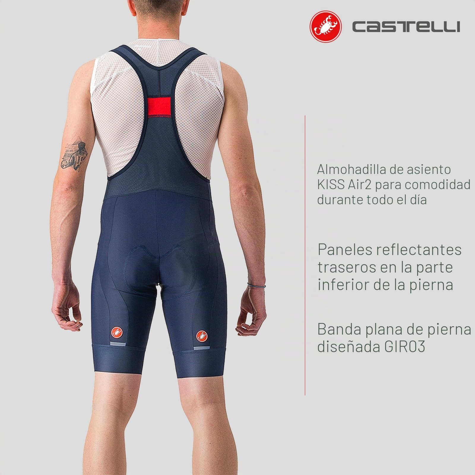 Castelli Entrata 2 Bibshort - Shorts Hombre