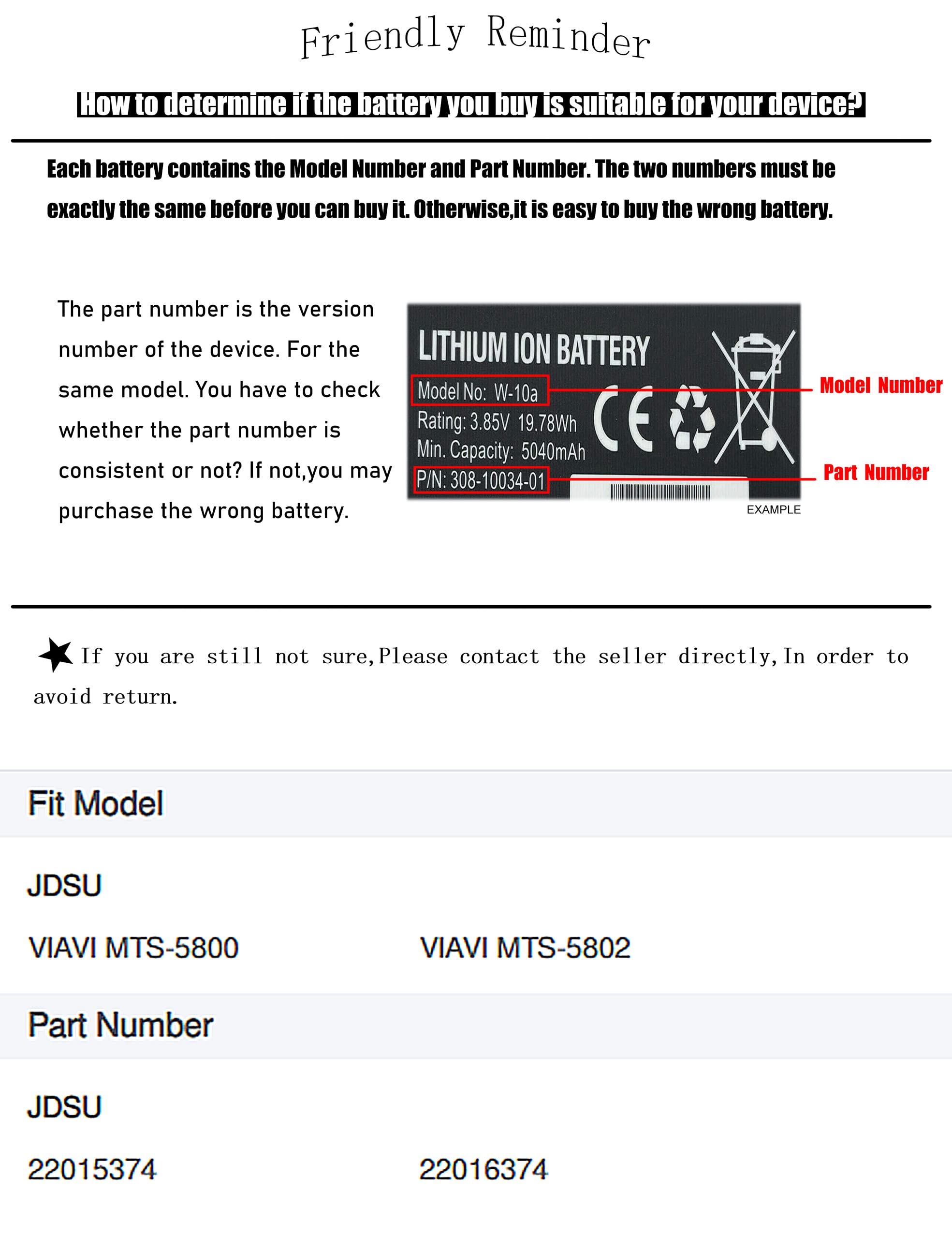 Estry 13500mAh 22015374 Battery Replacement for JDSU VIAVI MTS-5800 VIAVI MTS-5802 JDSU 22015374 22016374 Battery