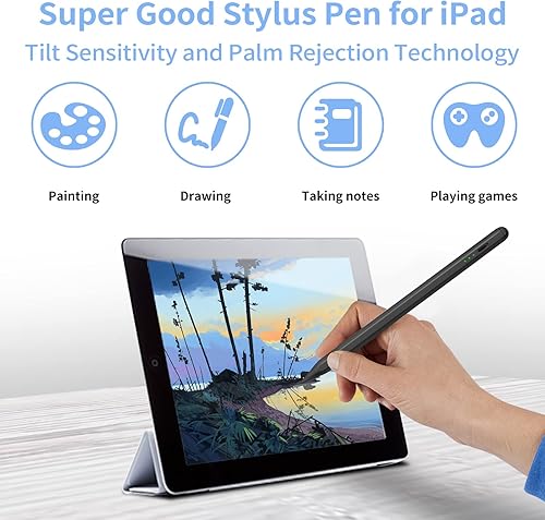 Miniatura 3 de Lápiz capacitivo para Apple iPad Pencil lápiz capacitivo de 2 generación para iPad, compatible con Apple iPad 9 8 7 generación iPad Pro 11 y 12.9