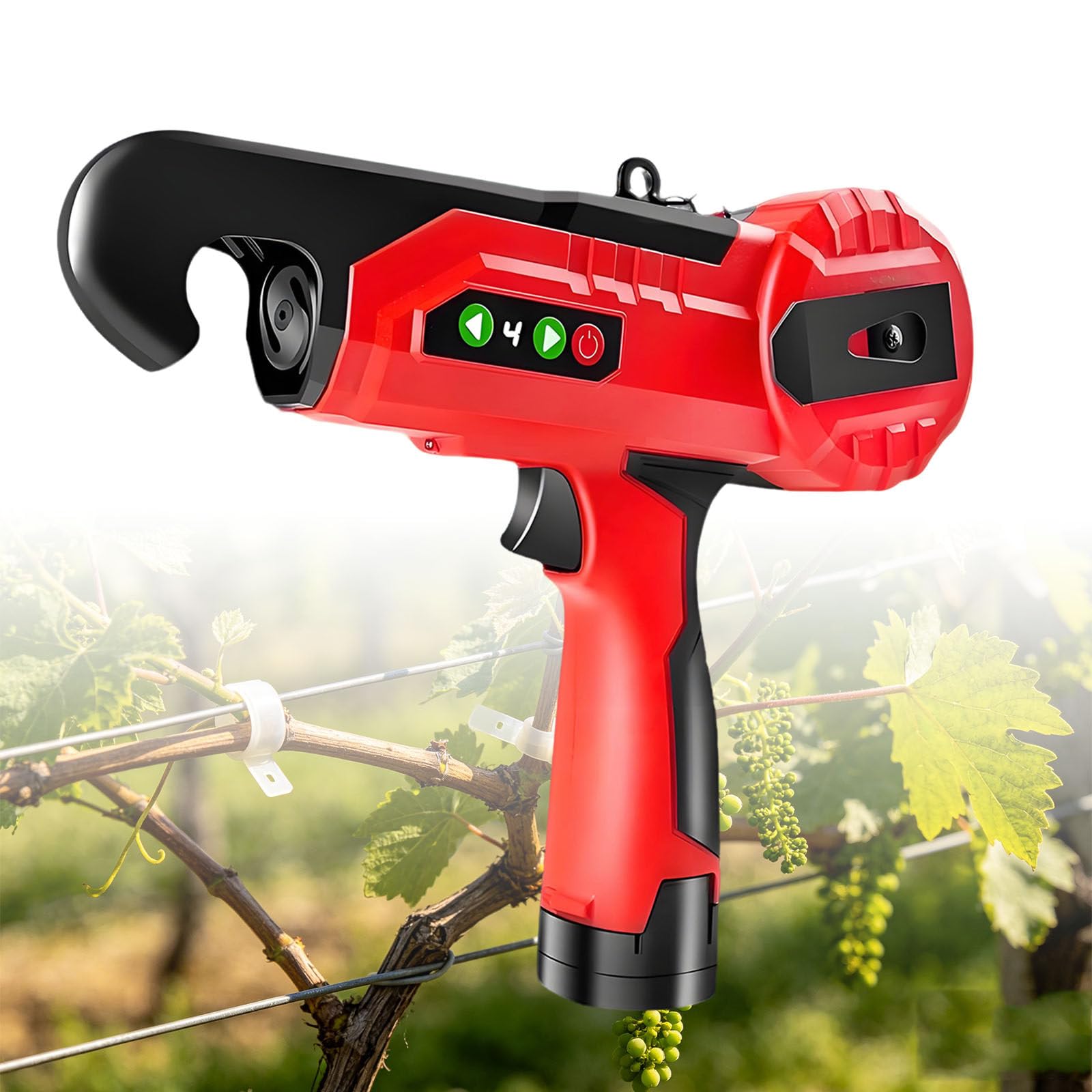 Ymnogjie Multicolor Professional Plant And Vine Tying Machine,Electric Plant Tying Machine,Vineyard Old Branch Tying Tool,Supports One Handed Use,Each Binding Takes 1-2 Seconds
