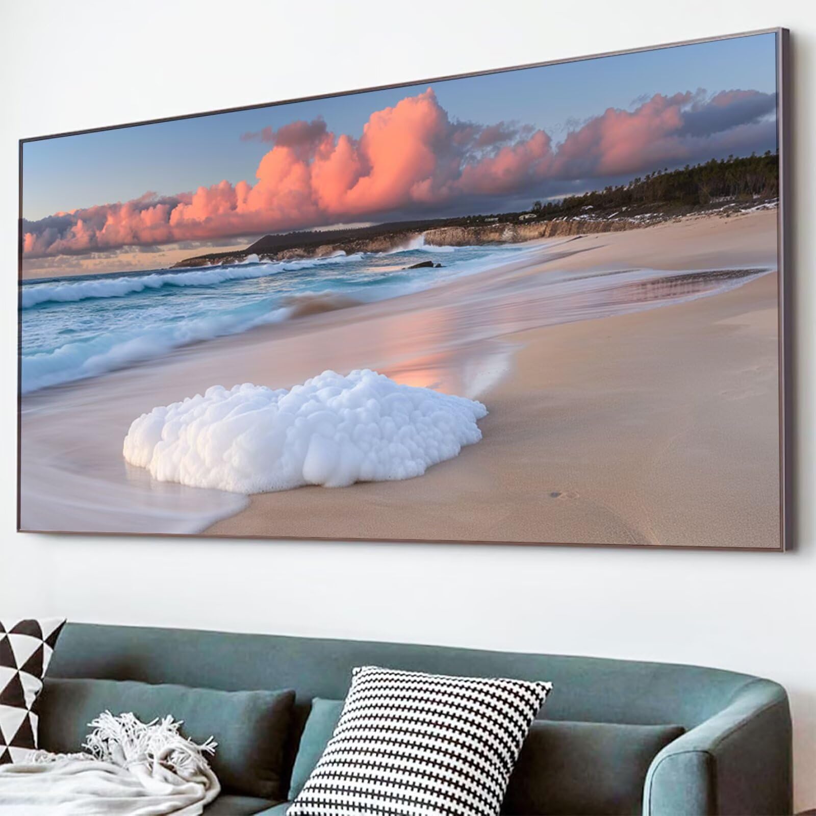 Diamond Painting Niedlich Diamond Painting Erwachsene Wolken Bastelset Kinder ab 6 Jahre Mosaikherstellung Kreatives Geschenke für Mädchen Anfänger, Kreuzstich Arts Craft Zimmer Deko 60x120cm Y5-918