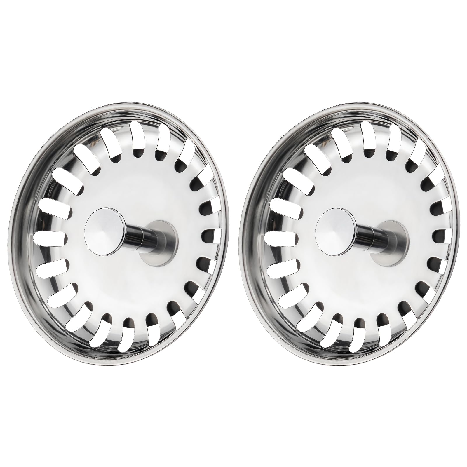 General Kitchen Sink Plugs Catching Food Waste Drainages Not Erosion Strainer Simple Installation for 80 to 82MM Not Clog Drain Plugs