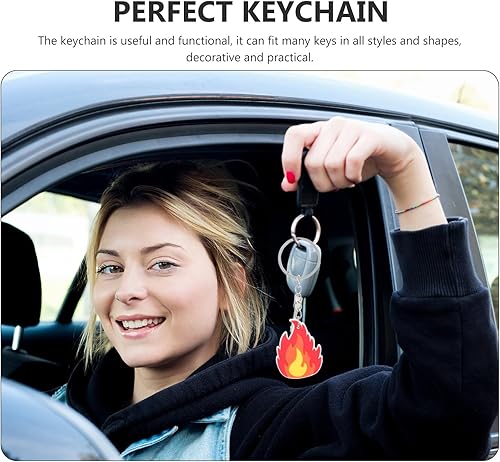 Miniatura 5 de 12 mini llaveros de bombero, llavero de plástico de dibujos animados, llavero de recuerdo de metal, adornos para recuerdos de fiesta, bolsas de