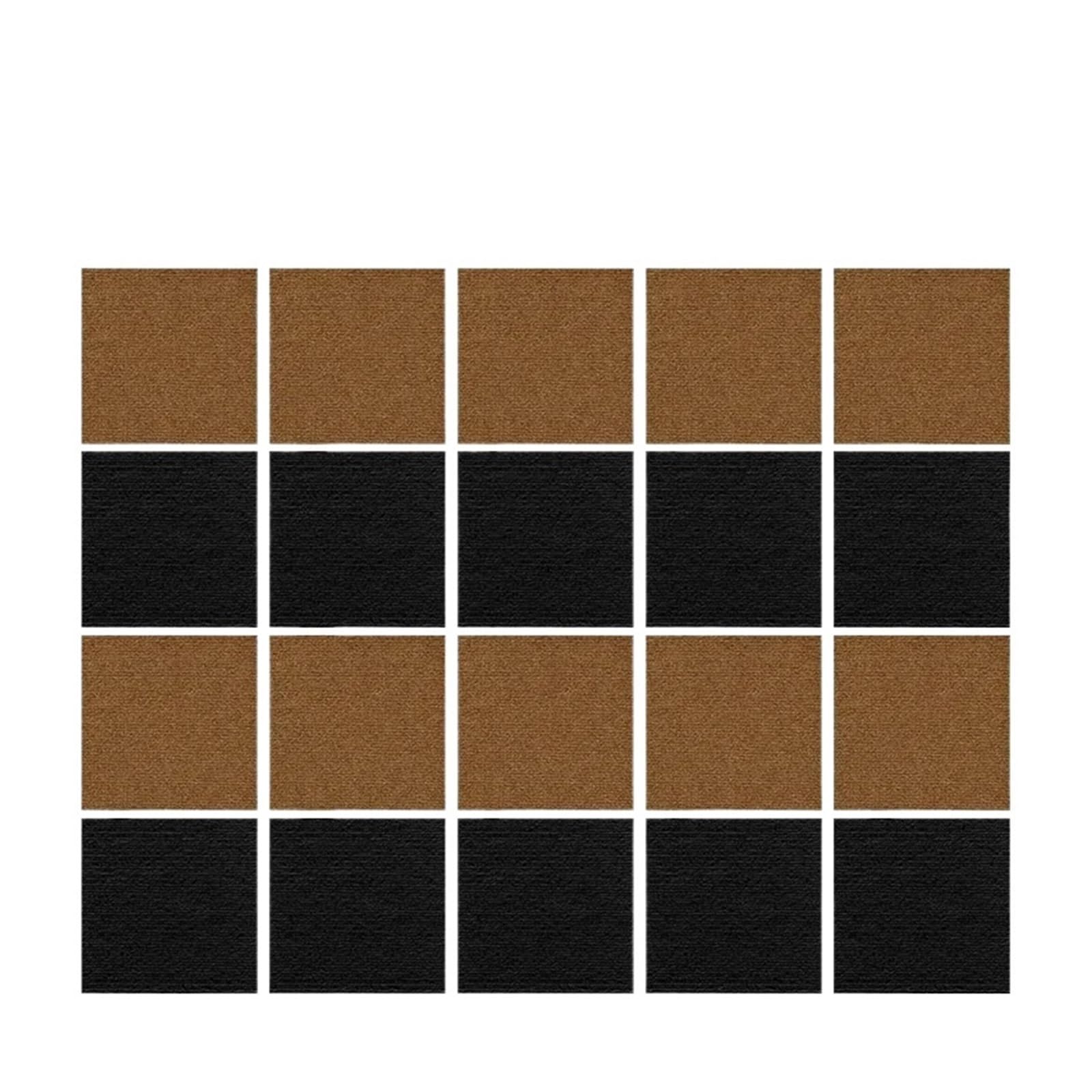 Self Adhesive Carpet 10-40PCS 30x30cm Self-Adhesive Carpet Square Peel Stick Removable Sticker Floor Mat for DIY Home Furnishing Tiles(Mix-20PCS A)