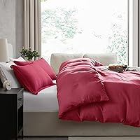 Vista 114 de Nestl Juego de funda de edredón suave de doble cepillado y cierre de botones, juego de 3 piezas: 1 funda de edredón 104 x 98 pulgadas y 2 fundas