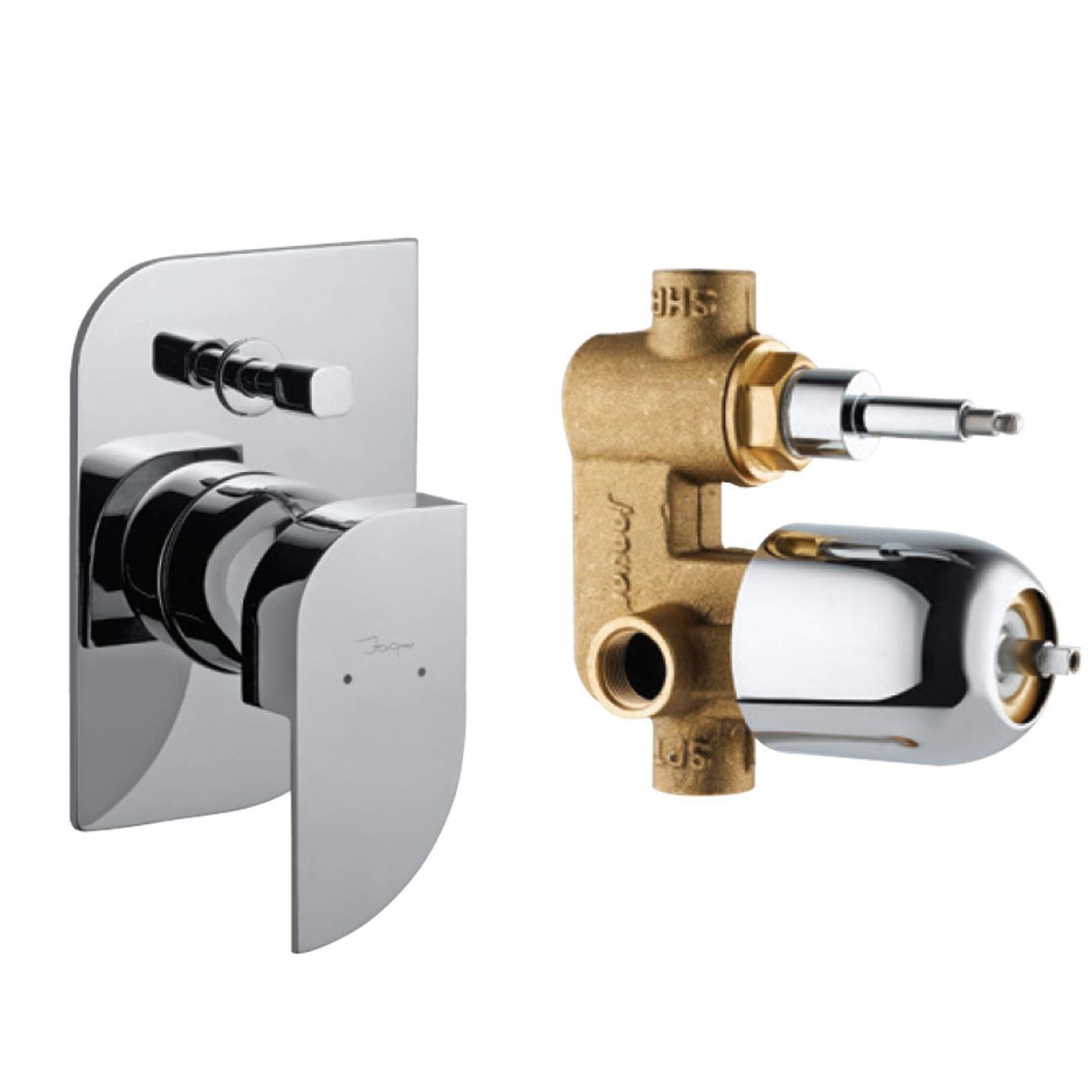 Jaquar ALI-CHR-85079K, ALD-079 Brass Complete Diverter Set, Silver, Chrome finish, Brass;Ceramic (B08JVF2F55) Amazon Price History, Amazon Price Tracker