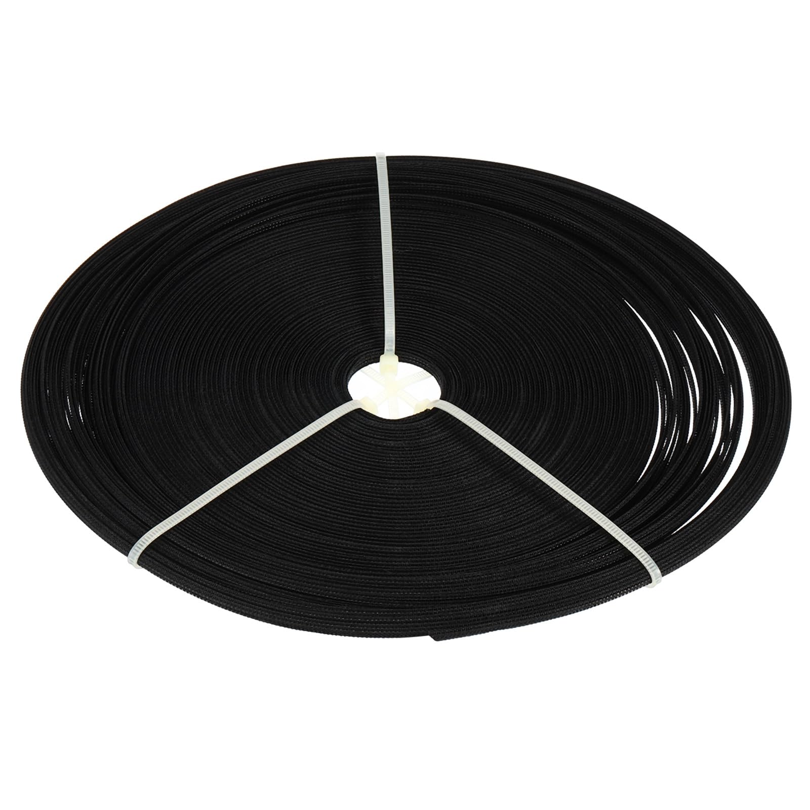 PATIKIL 4mm x 50 Yards Polyester Boning, 1 Roll Low-Density Boning for Handmade Dolls Hats Handbags Wedding Dresses, Black
