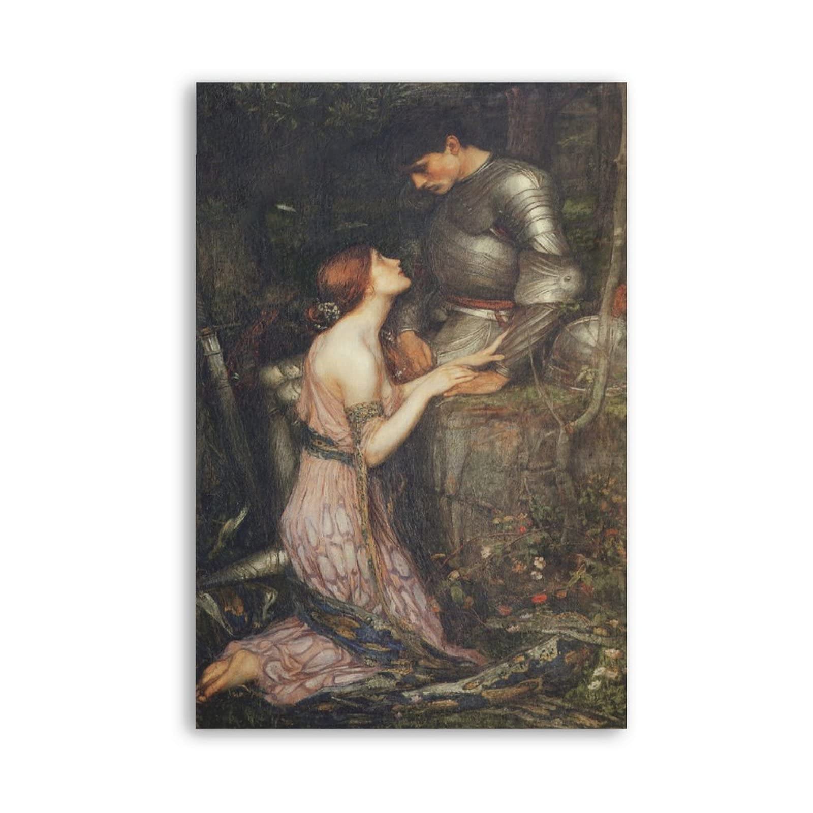 John William Waterhouse Pre-raphaelite Painter Art Poster Lamia And The Soldier Canvas Poster Wall Art Decor Print Paintings for Living Room 16x24inch(40x60cm) Unframe-style-2