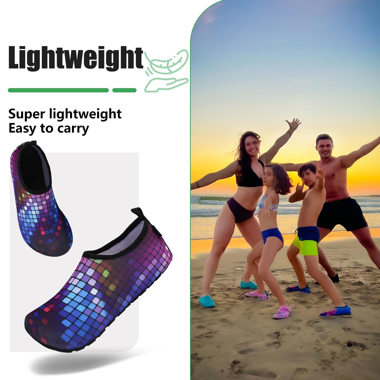 SAGUARO Scarpette da Scoglio Scarpe da Sport Acquatici, Unisex
