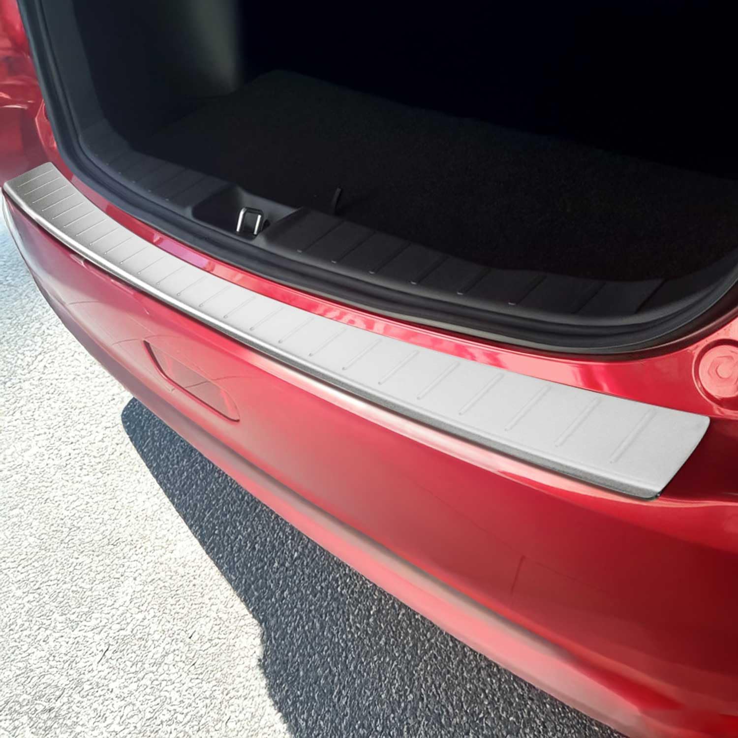 OMAC Rear Bumper Sill Cover for Mitsubishi Outlander Sport 2011-2026 – Stainless Steel Brushed Finish