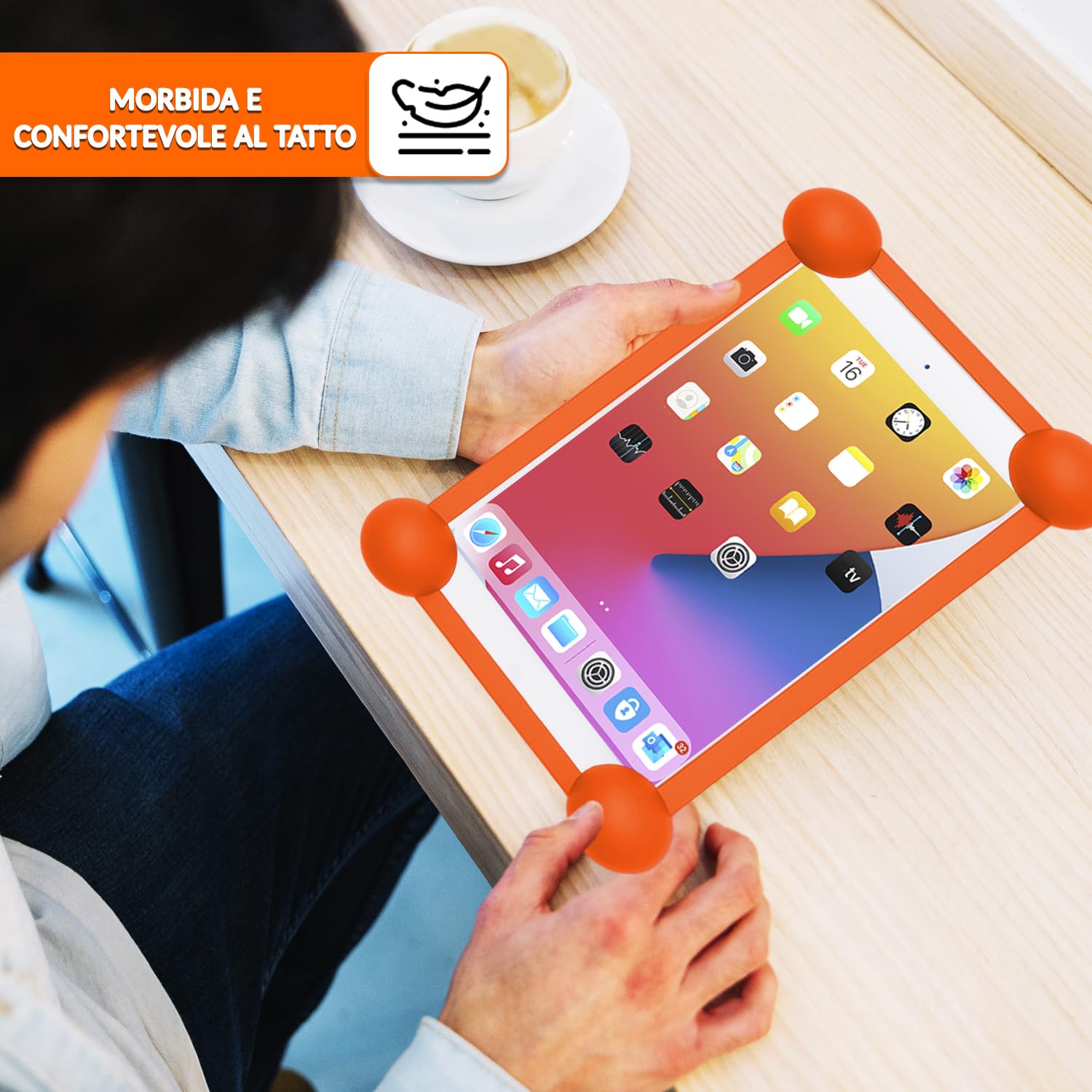 Custodia Folio Universale In Pelle Sintetica Per Tablet 7 8 10.1 Pollici – Con Supporto