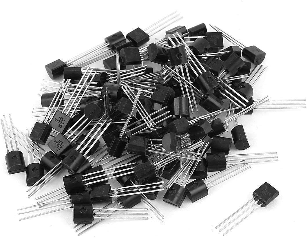 (Pack of 200 Pieces) 2N2222 Transistor, 2N2222 to-92 Transistor NPN 40V 600mA 300MHz 625mW Through Hole 2N2222A