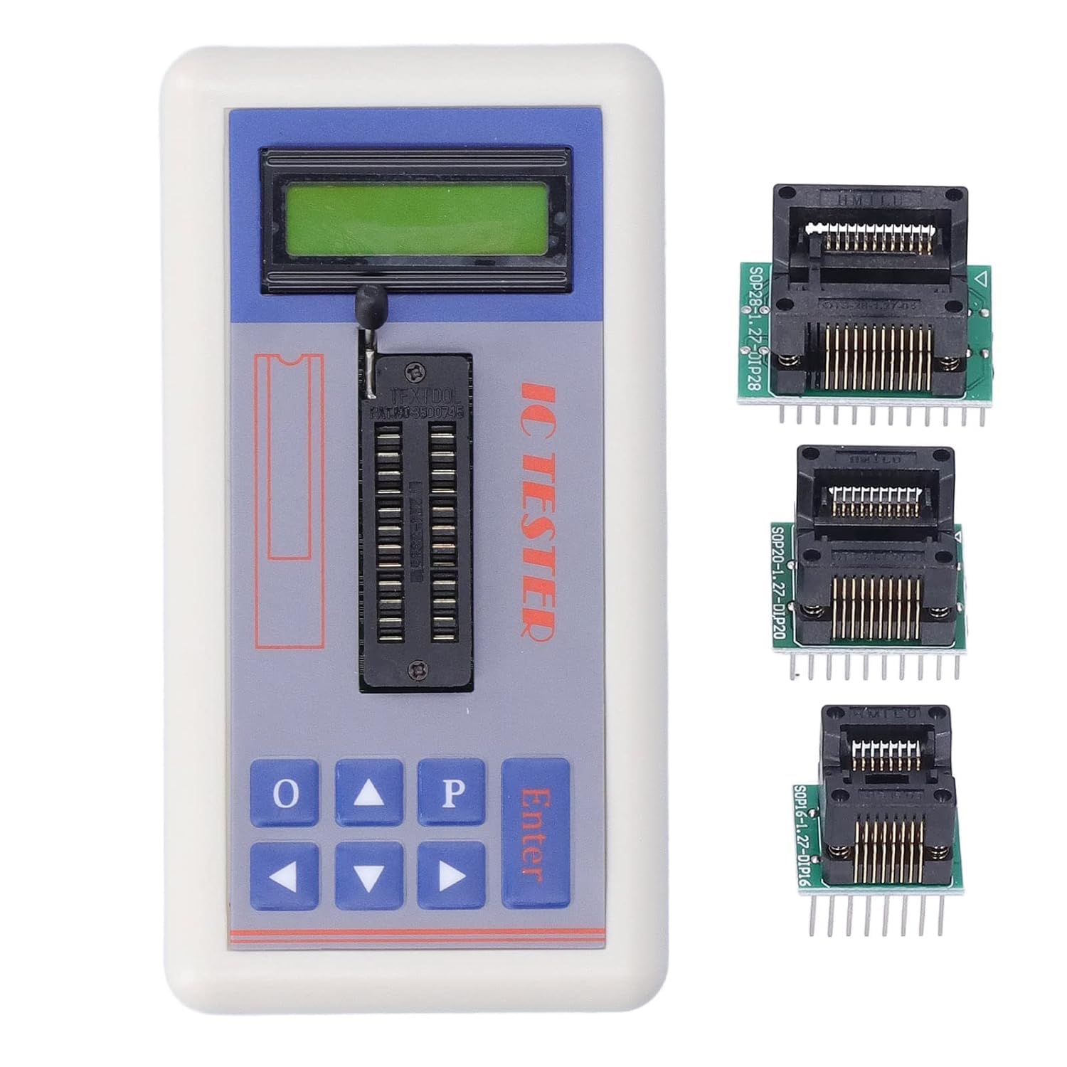 Integrierter Schaltkreis, TSH-06F Tester Für Integrierte Schaltungen, IC-Chip-Testers mit 1300 Integrierten Chip-Datenmodellen, Transistor Testers mit 5 V, 3,3V