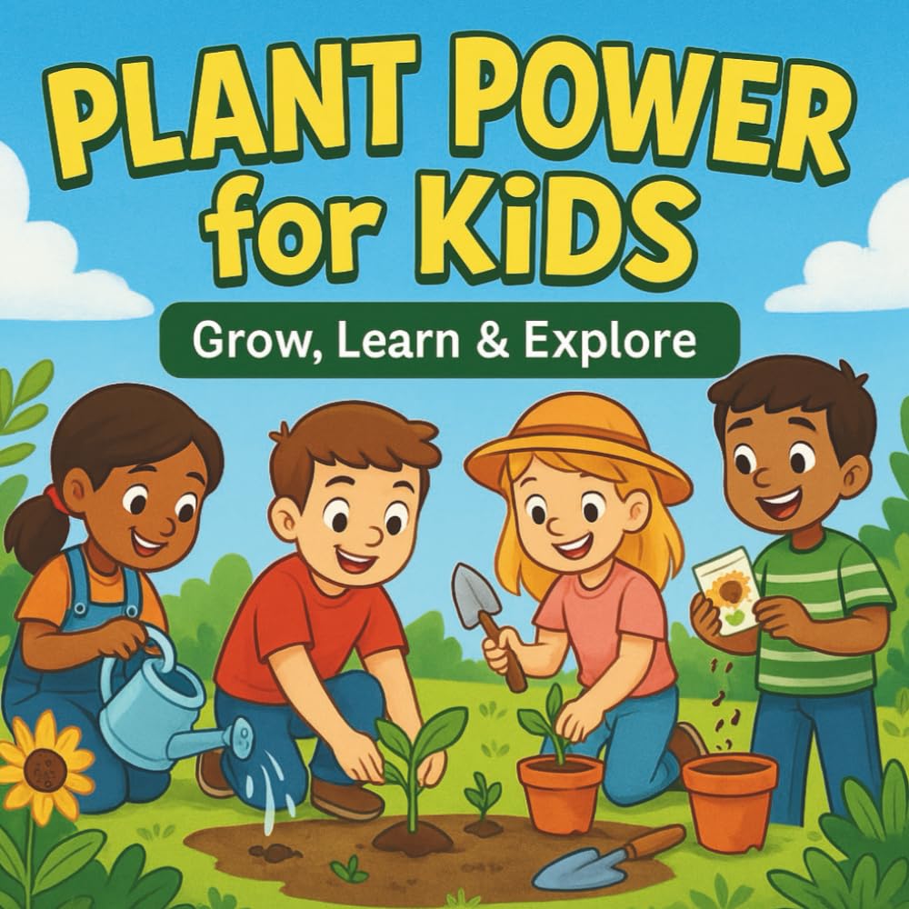 Plant Power for Kids Grow, Learn and Explore: A Fun, Simple, and Educational Gardening Guide for Curious Kids Ages 7–12