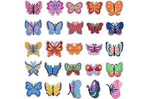 Colorful Butterfly Croc Charms for Comfort and Style