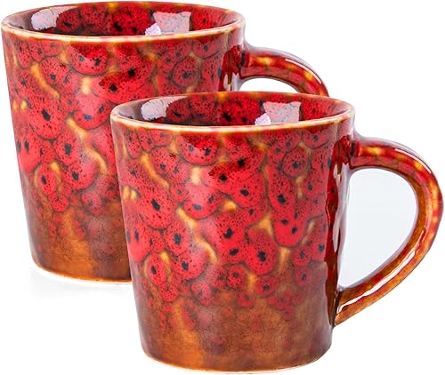 Miniatura 19 de Juego de 2 tazas de espresso blancas de 2 oz, tazas de capuchino de cerámica con platillos, juego de té de porcelana duradero y colección moderna de