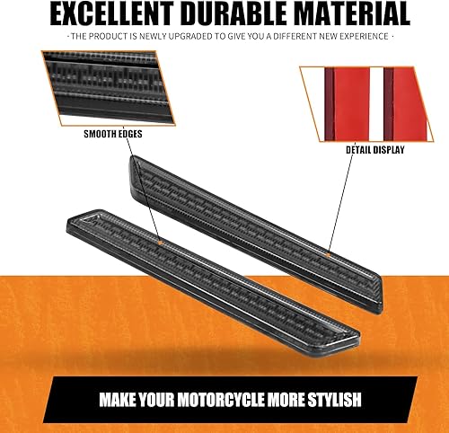 Miniatura 9 de Luces LED de alforja para motocicleta, marcador lateral para Harley Touring Electra Glide Street Glide Road Glide Road King Ultra FLHX FLHT FLTR