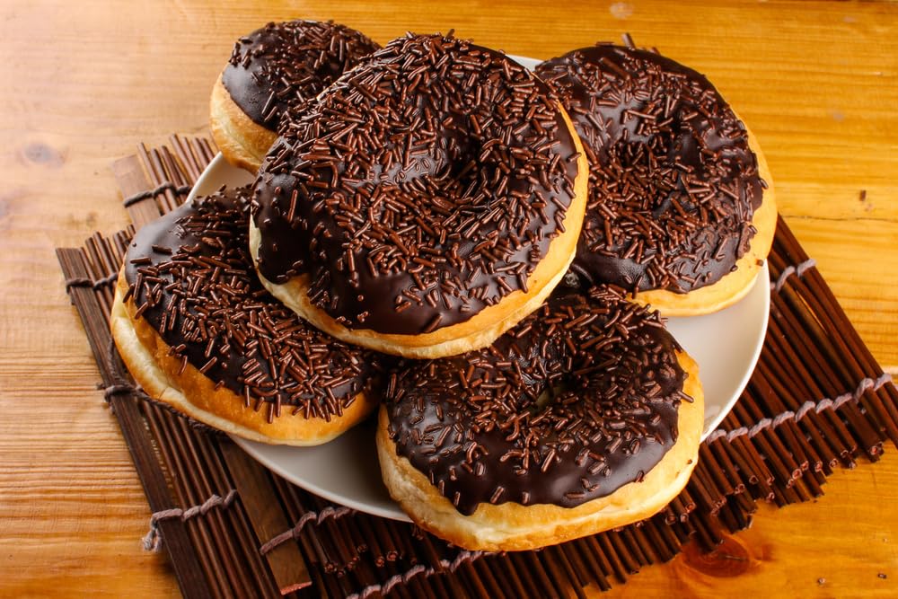 A Great Surprise Chocolate Sprinkles - 2.2 Pounds - Chocolate Jimmies for Ice Cream - Holiday Toppings for Baking, Cake Decorating, Cookies, Cupcake