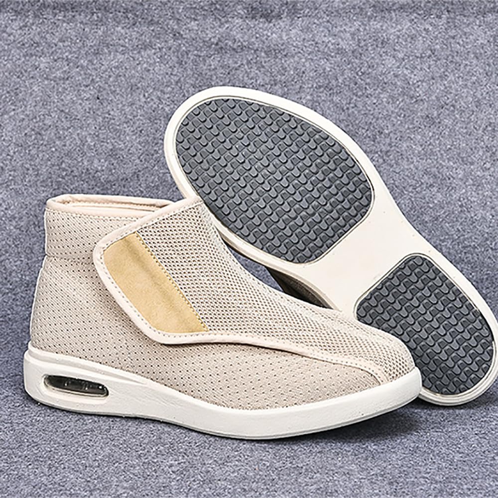 Calzado Ortopédico para Diabéticos Y para Caminar Zapatillas Ortopédicas Ajustables De Ancho Especial Calzado Casual Fácil De Poner Ligero Y Antideslizante Ideal para Personas Mayores