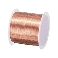 Vista 13 de MECCANIXITY - Alambre magnético de calibre 46 AWG - 0.04mm Hilo de cobre esmaltado - Bobina de alambre magnético de 14669 pies (4471m) - 50g Grado F