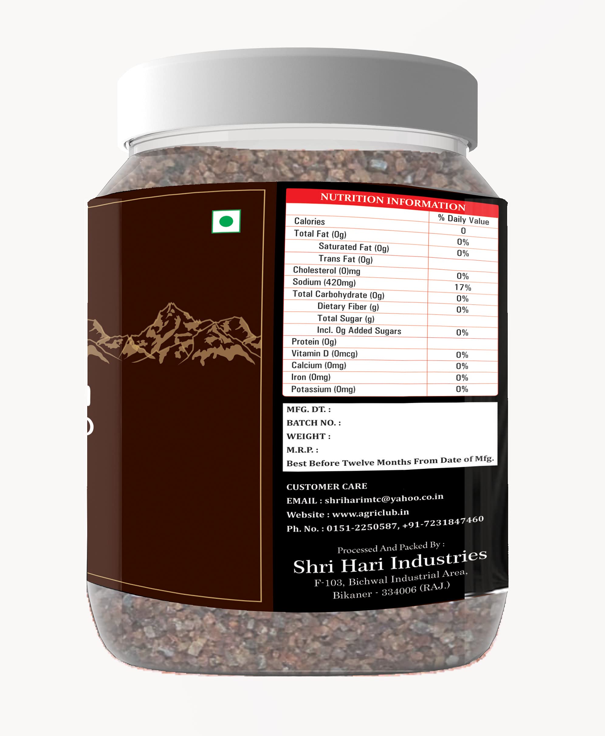 AGRI CLUB Himalayan Black Salt(Crystal)1Kg - Image 2 thumbnail