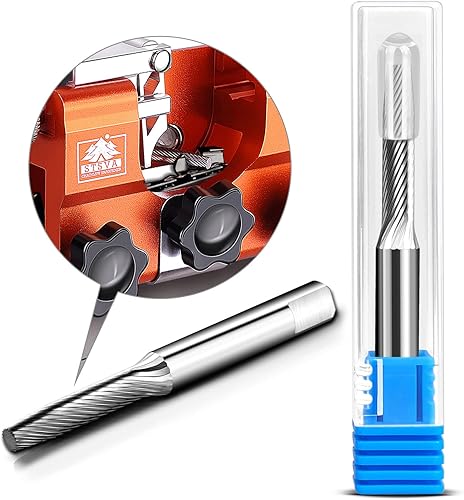 Miniatura 1 de STSVA Cortador de carburo de tungsteno de 532 pulgadas, lima de fresas de afilado de motosierra para cadenas de sierra de paso P de 38 pulgadas,