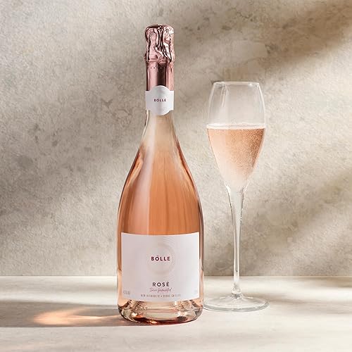 Miniatura 9 de BOLLE Vino espumoso rosado 0.5% sin alcohol, bajo en calorías, vegano, sin gluten, 26.4 fl oz (25.4 fl oz)