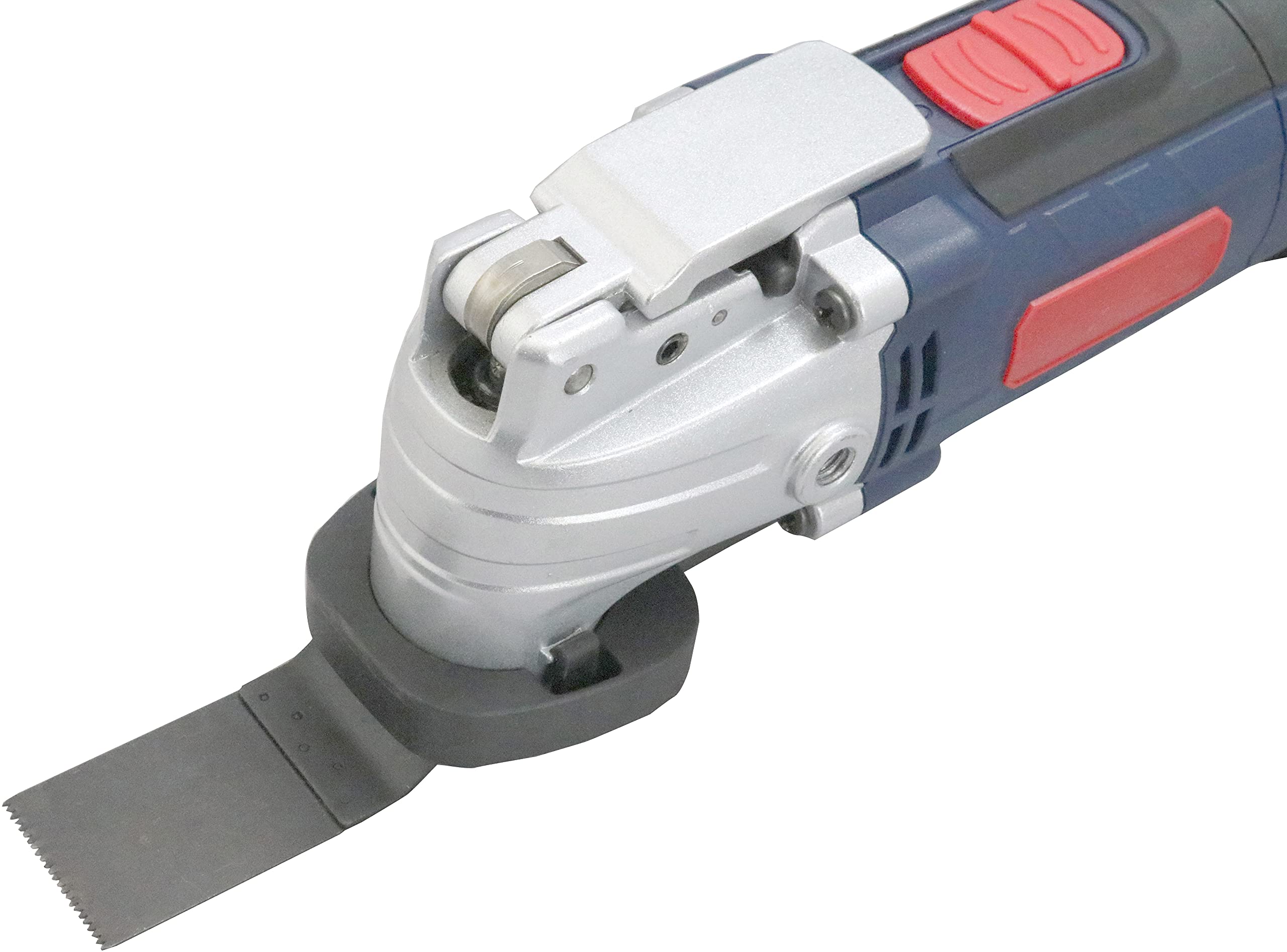 Güde 58148 MW 300 E - Multiherramienta (230 V, mango adicional con bloqueo, sierra, corte, lijado, cubo)