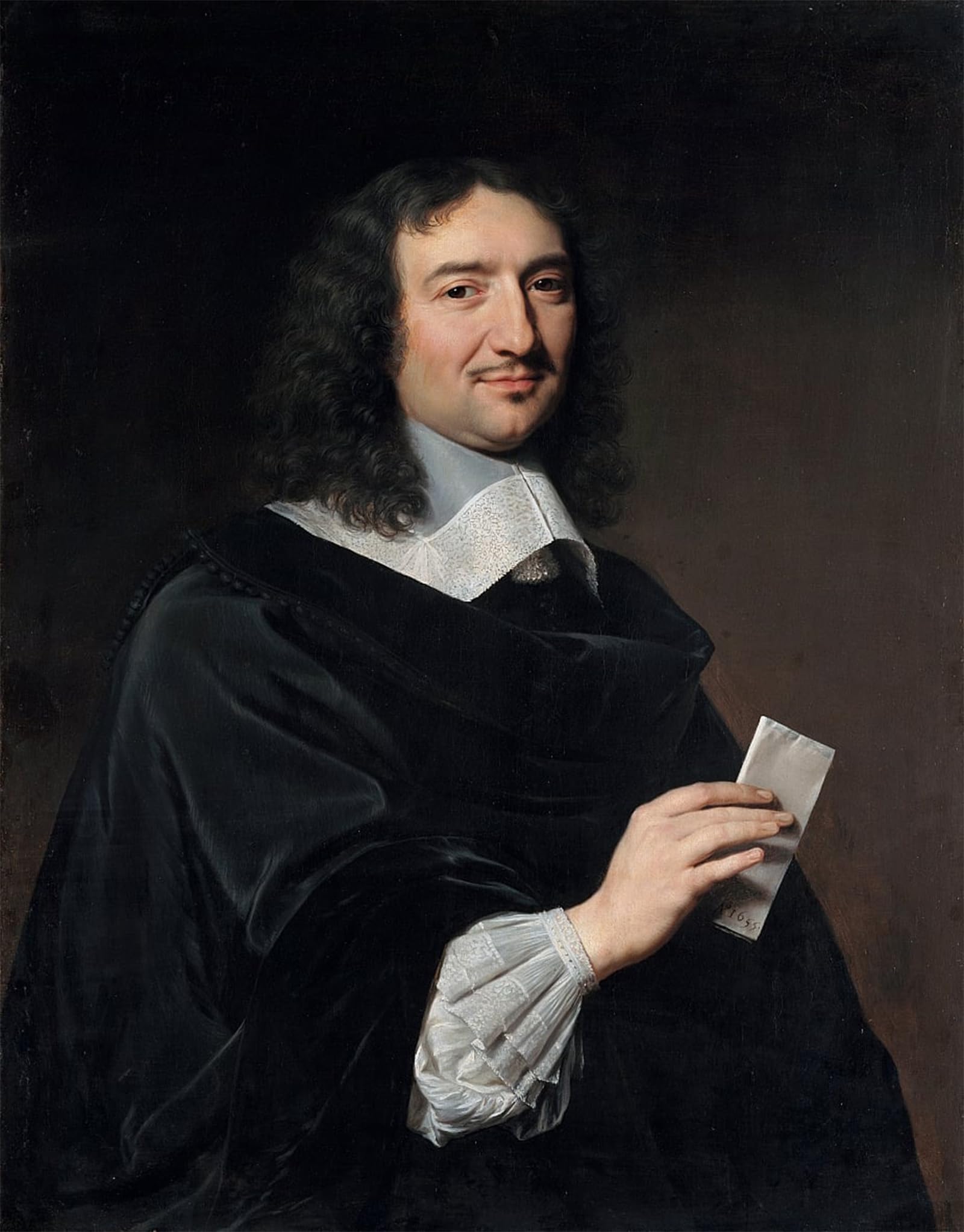 SERENDIPITP Aesthetic Poster Photo Wall Print Retro Picture Portrait of Jean Baptiste Colbert by Philippe De Champaigne Modern Wall Artwork for Home Decor 60x90cm
