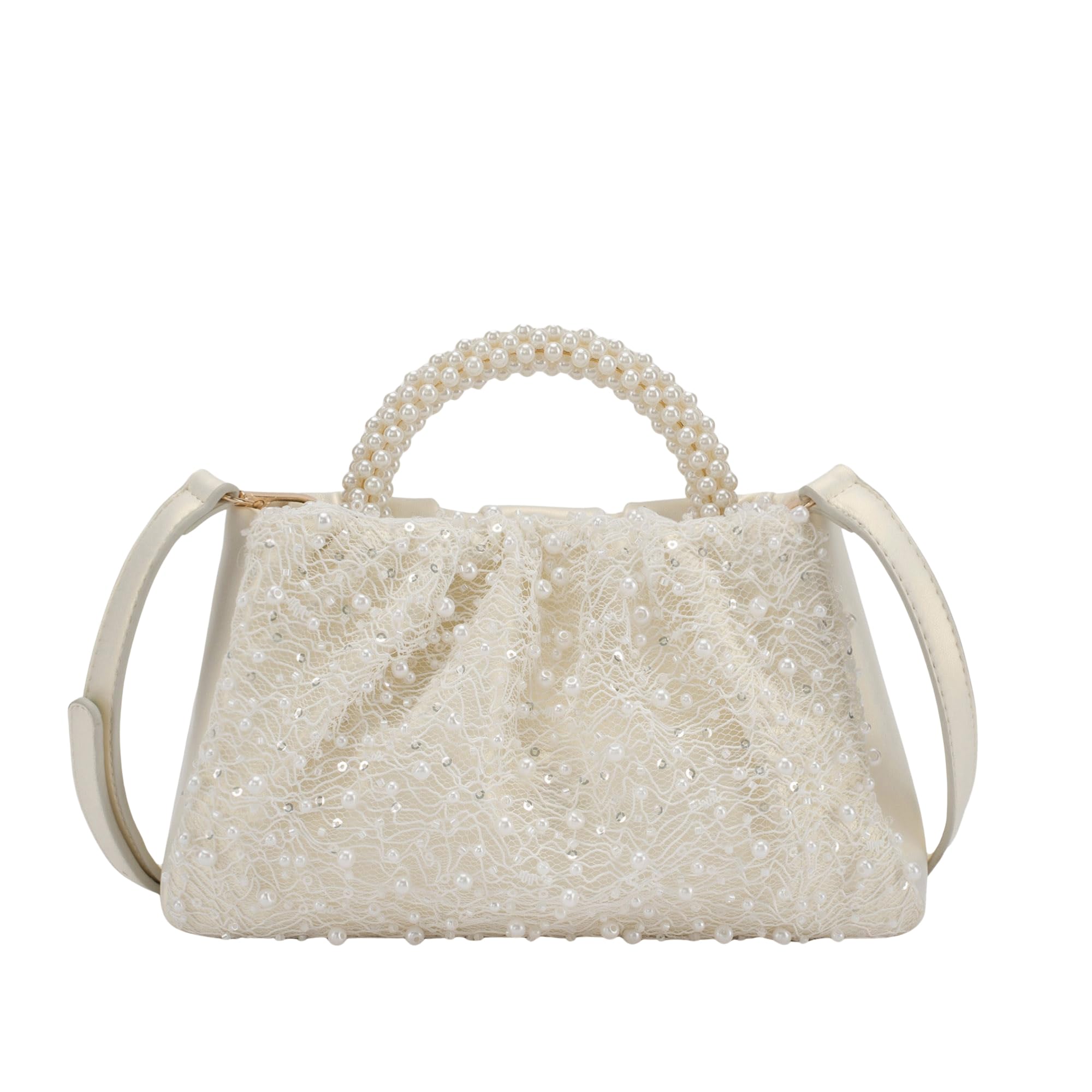 lino perros Texas Rosa Pearl-White Clutch-picture-39