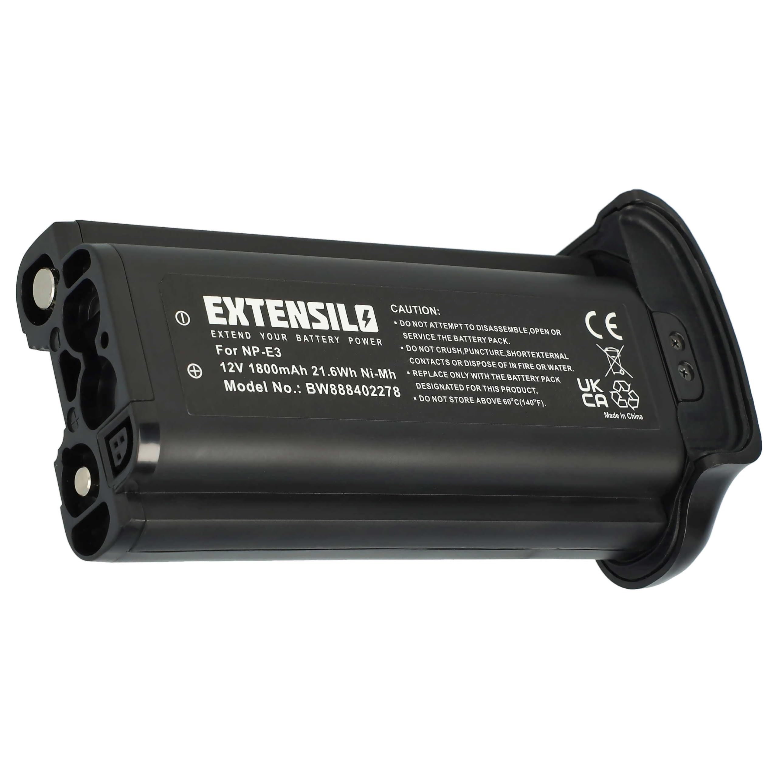 2 x bateria zamienna do Canon 7084A001, 7084A002, NP-E3 do aparatu DSLR (1800 mAh, 12 V, NiMH)