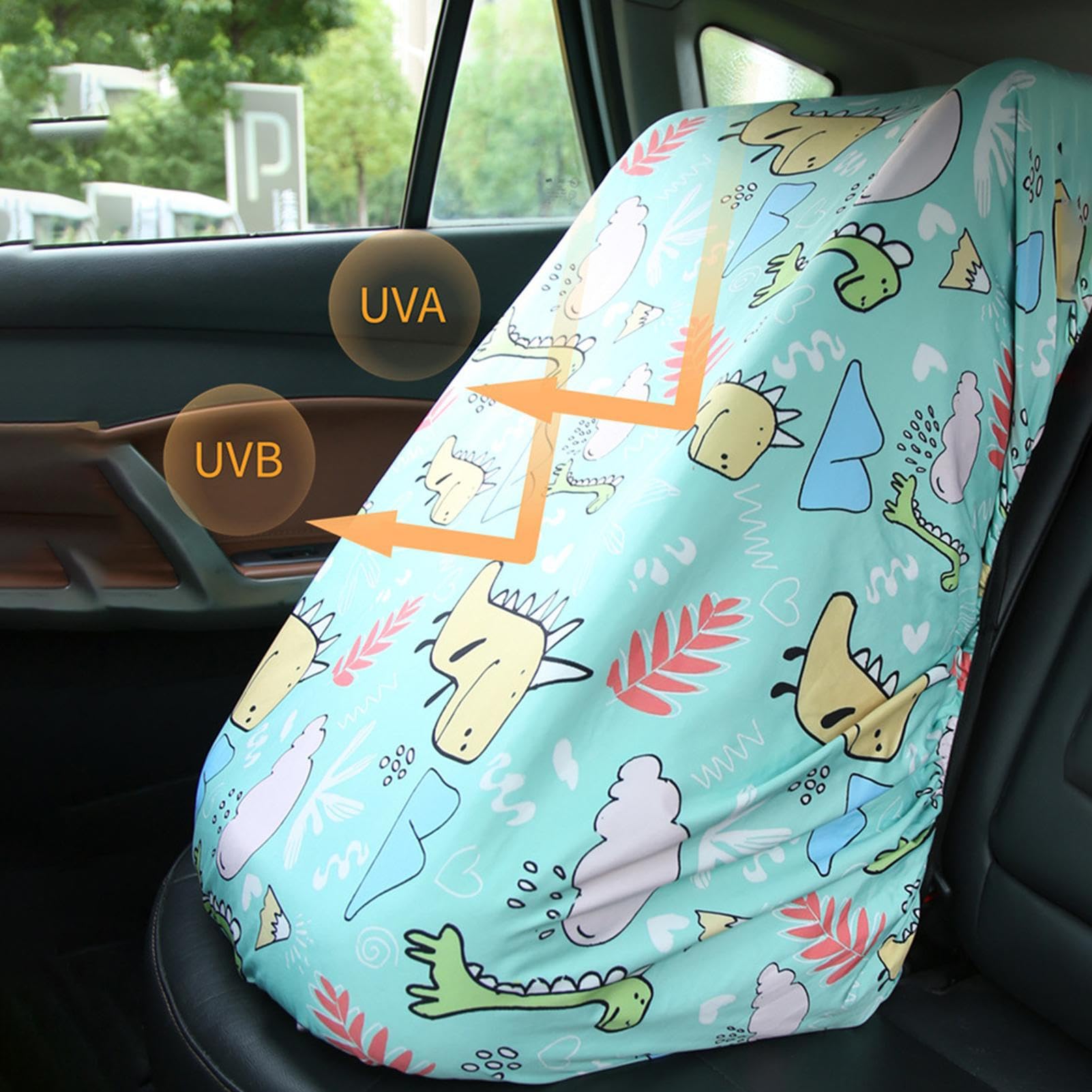 Copertura Per Seggiolino Auto - Copertura Parasole per Seggiolino Auto Bebè | Protezione Termica e UV da Viaggio per e Bambini