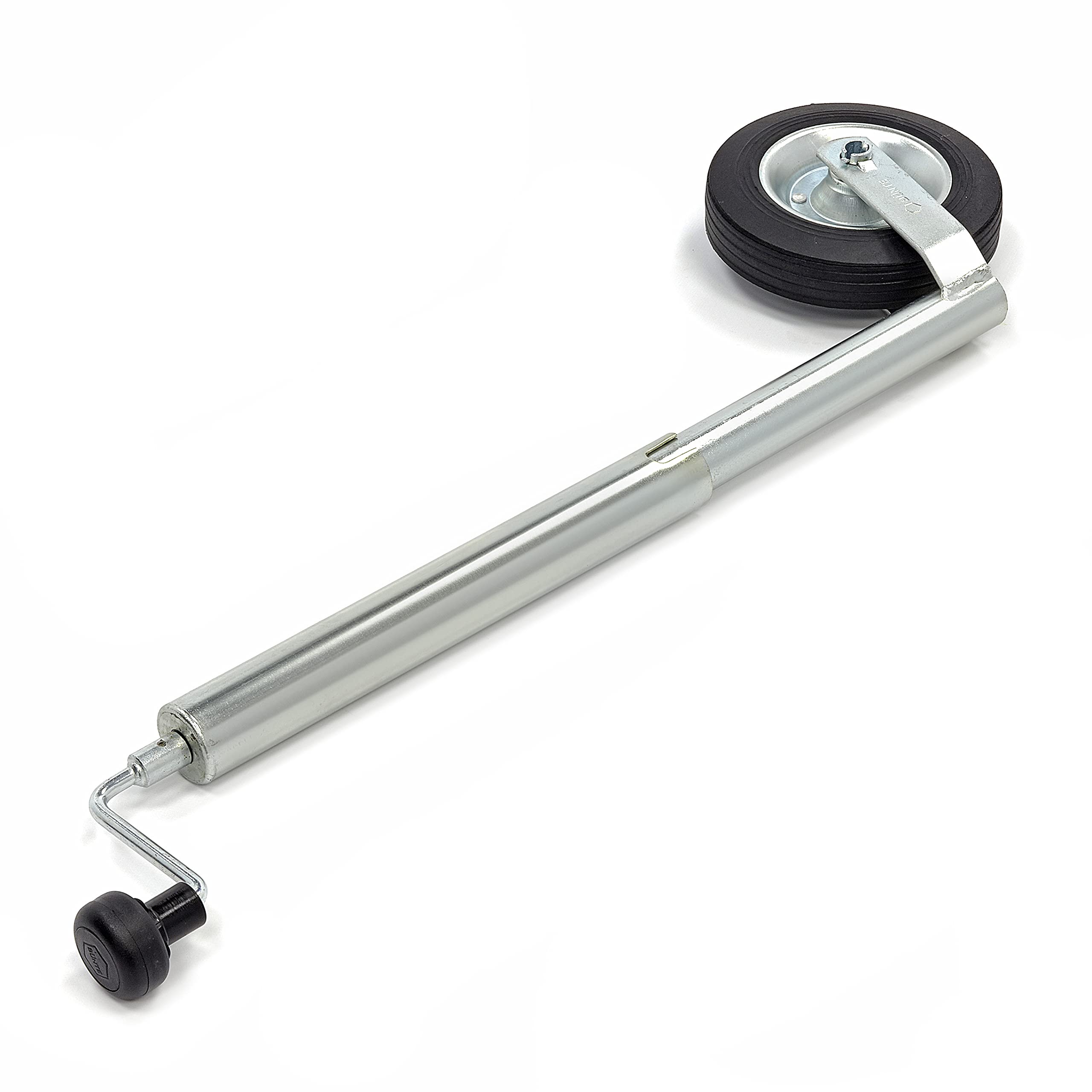 Stützrad Ø 48 mm, Ø 200 x 50 mm, BÜNTE Universal Bugrad für Anhänger Wohnwagen